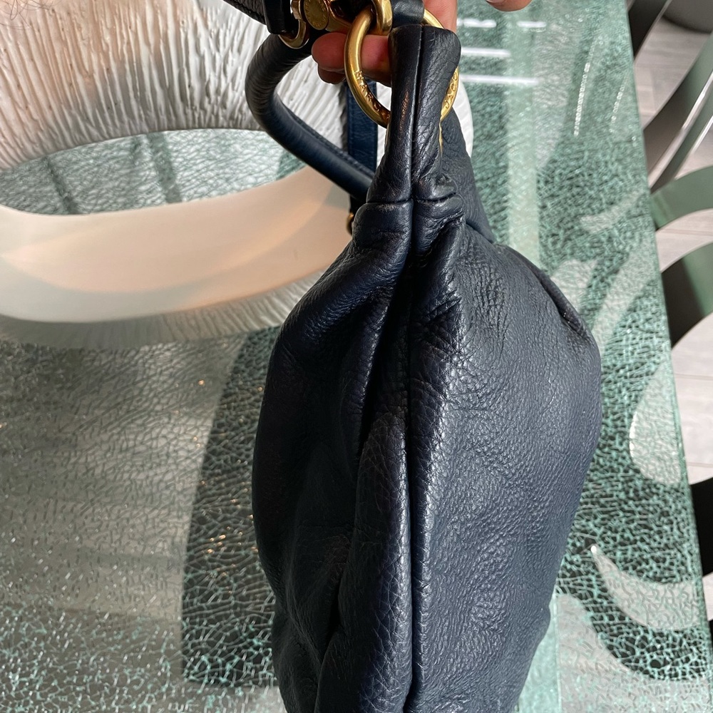 Marc by Marc Jacobs shoulder bag blue leather - Picture 4 of 8